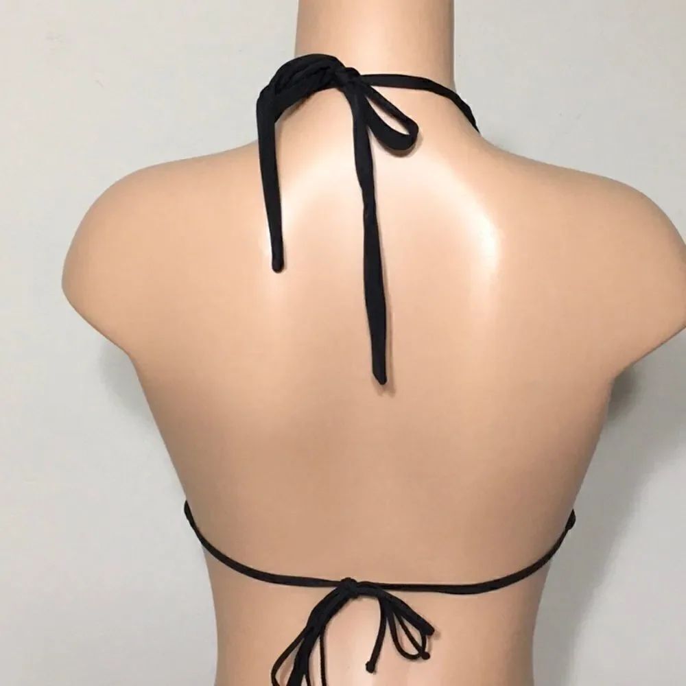 TOPSHOP black multi strap bikini top - Picture 4 of 5